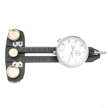 Precision Table Saw Fence Guide with Dial Indicator Gauge, Adjustable Rip Fence for 3/8 x 3/4 Inch TSlot, Black