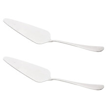 2PCS Stainless Steel Cake Server and Pie Server Spatula Set for Easy Lifting and Smooth Cutting