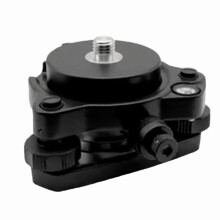 Total Station Tribrach with Precision Optical Plummet and 5/8x11 Mount Aluminum Adapter for GPS