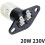 Microwave Oven LED Bulb 2Pin 230V 20W Energy Saving  Temp Replacement, 2 Pack 2