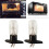 Microwave Oven LED Bulb 2Pin 230V 20W Energy Saving  Temp Replacement, 2 Pack 3