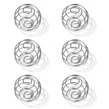 6 Pcs 2.1Inch Protein Shaker Ball Set, 304 Stainless Steel Blender Ball, Smooth Mixing, Dishwasher Safe