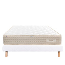Set Materasso 140x200 cm, Sublime, 20 cm, memory foam, rigido, lato estate/inverno + rete bianca spessore 13 cm