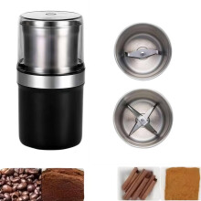 Electric Coffee Grinder 200W Stainless Steel 100g Speed 30000RPM for Beans Spices Nuts