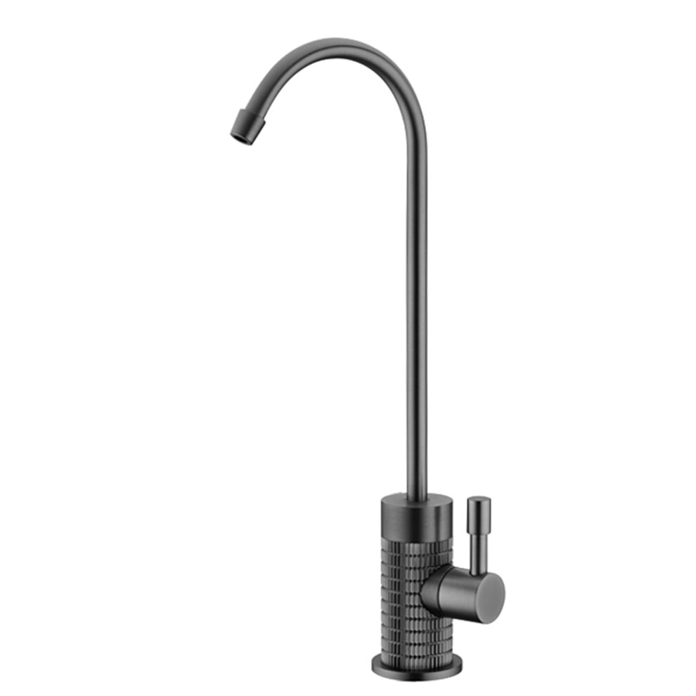 Kitchen Sink Tap 360 Swivel Brass Reverse Osmosis Faucet Single Cold Filter Leak Gray A 9113335550865