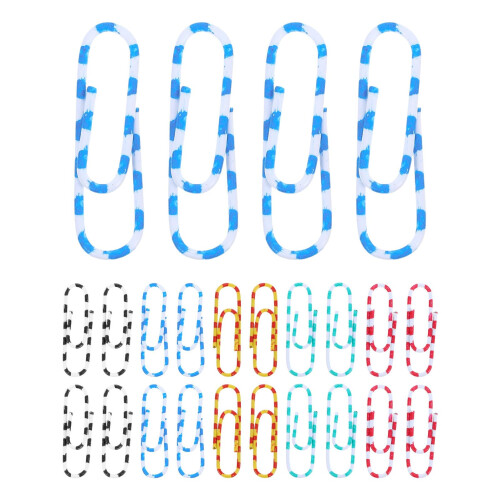 100pcs Zebra Pattern Paper Clips and Small Binder Clips for Office School Document Organization