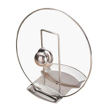 Stainless Steel Kitchen Lid and Spoon Rest Holder for Stove, Collects Drippings, 1 Set