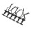 6Pcs Black Nylon Surfboard Leash Plug for Soft Foam Paddle Accessories 1