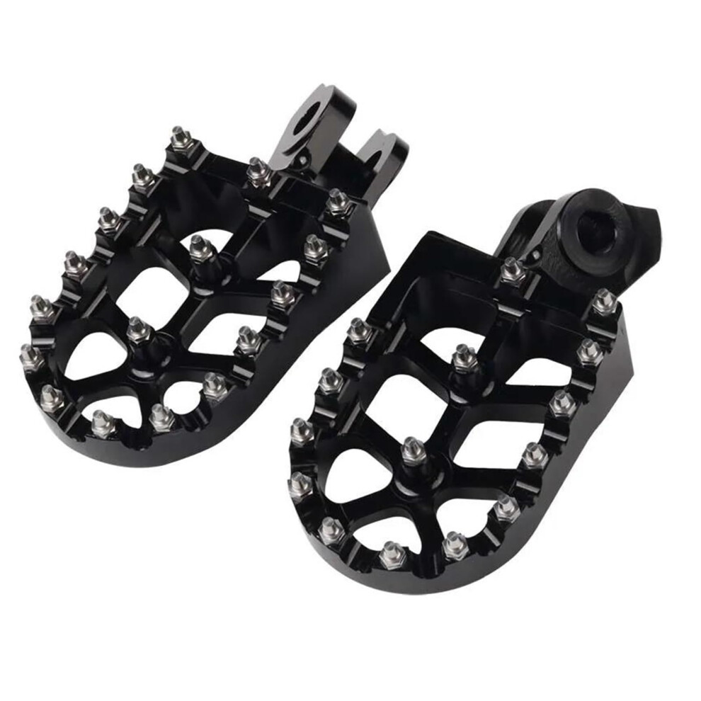 Motorcycle Foot Pegs Aluminum Antislip For Yamaha Tenere Xt660 Xt660r Xtz660 Ttr600 Black 9455672679848