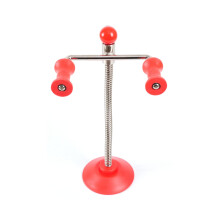 Universal Adjustable Steering Wheel Lock Alignment Tool with Firm Rubber Grip for Cars 15 Inch