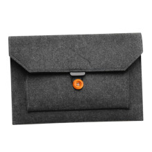 13 Inch Water Resistant Felt Laptop Sleeve Slim Business Bag with Quick Access and MultiDevice Storage