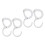 Adjustable ABS Wall Hooks 4pcs Heavy Duty Garden Hanging Hooks for Kitchen Bathroom Storage 1