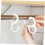 Adjustable ABS Wall Hooks 4pcs Heavy Duty Garden Hanging Hooks for Kitchen Bathroom Storage 3