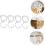 Adjustable ABS Wall Hooks 4pcs Heavy Duty Garden Hanging Hooks for Kitchen Bathroom Storage 2
