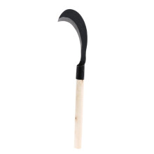 Manganese Steel Gardening Scythe Long Handle Weeding Tool with Ergonomic Comfort Grip
