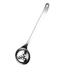Stainless Steel Skimmer Ladle with Long Handle Heat Resistant Design for Hot Pot and Versatile Cooking