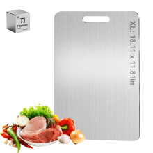 Titanium Cutting Board XL KnifeFriendly CrackResistant Hygienic Dishwasher Safe Kitchen Prep