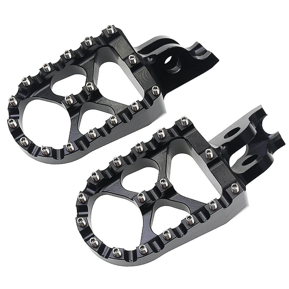 Aluminum Motorcycle Foot Pegs For Honda Crf 125R 150R 250R 250X Cr250r Cr250x Antiskid Grip Black 9455672681674