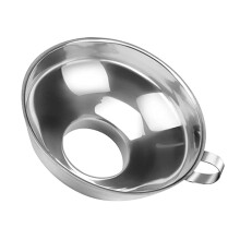 Wide Mouth Canning Funnel Stainless Steel Jar Funnel with Handle for Jam Oil and Kitchen Use