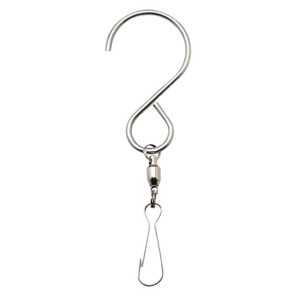 30Pcs Stainless Steel Swivel Hook Clips Metal S Hooks 360 Rotation For Wind Chimes Kitchen Outdoor 9070919743047