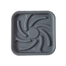 Large Square Plant Saucers 5 Pcs Durable Plastic Trays Indoor Outdoor Use Protects Floors