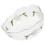 Glass Salad Bowl Set with Decorative Daisy Pattern, Stackable for Fruit, Snacks and Desserts 1