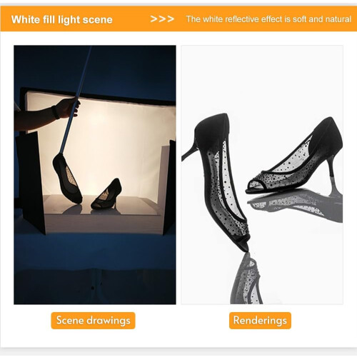 Portable 4in1 Photography Reflector with FourSurface Lighting Control and Foldable Light Diffuser 1