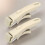 2PCS Removable Pot Handle 7.5' HeatResistant Detachable Pan Handle with Quick Locking Grip Cream White 1