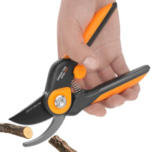 Heavy Duty Bypass Pruning Shears 8.6in Garden Clippers, 35mm Cut RustProof Titanium Blades