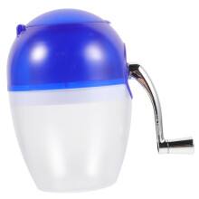 Manual Ice Shaver Hand Crank Crusher for Snow Cones and Frozen Drinks Lightweight No Power Needed