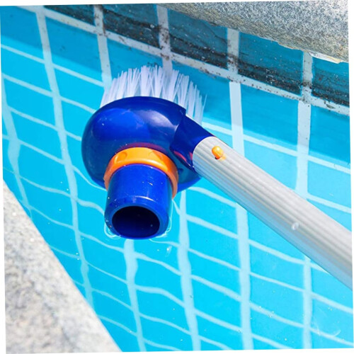 Pool Vacuum Brush for Deep Corner Cleaning, Small Suction Head Pool Steps Scrubber Replacement 1