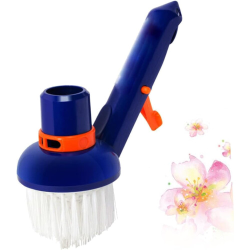 Pool Vacuum Brush for Deep Corner Cleaning, Small Suction Head Pool Steps Scrubber Replacement 2