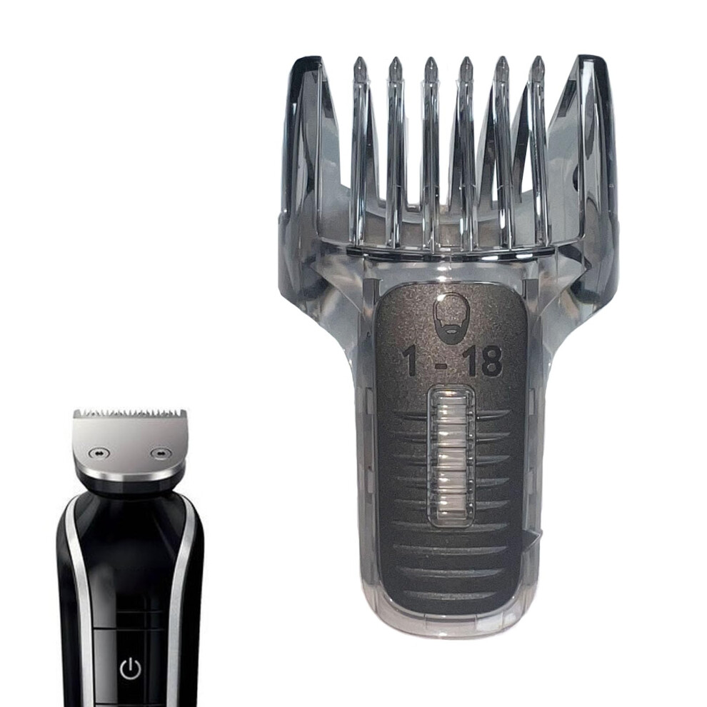 Beard Trimmer Comb 118mm Adjustable Replacement for Philips Norelco QG3330 QG3333 QG3340 QG3352 QG3360