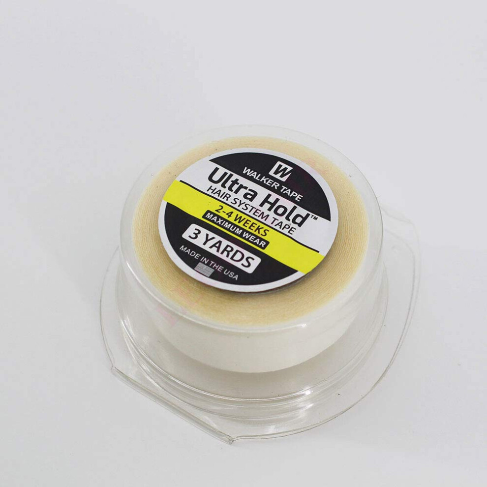 Unisex Double Sided Wig Adhesive Tape For Men Hair System With Hypoallergenic Longlasting Hold 3 Yards 3/4 Inch