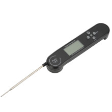 Termómetro para alimentos con sonda plegable de 180 -22 F a 572 F
