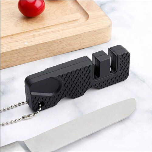 Portable Knife Sharpener Compact Lightweight MultiBlade Ergonomic for Kitchen Camping Hiking 1