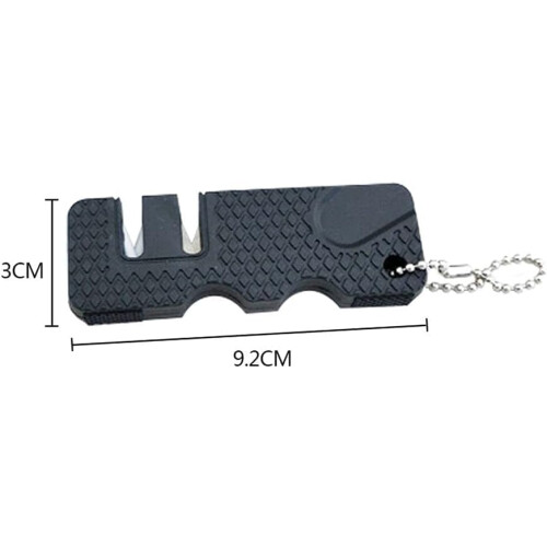 Portable Knife Sharpener Compact Lightweight MultiBlade Ergonomic for Kitchen Camping Hiking 2