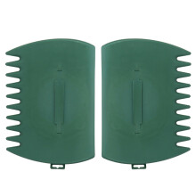 Leaf Scoops Garden Leaf Grabber 2pcs Large Plastic Hand Rake with Adjustable Handle Straps for Yard Cleanup