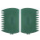 Leaf Scoops Garden Leaf Grabber 2pcs Large Plastic Hand Rake with Adjustable Handle Straps for Yard Cleanup 1