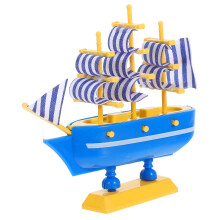 Elegant Sailboat Cake Topper for Wedding Birthday Graduation, Mediterranean Nautical Decoration