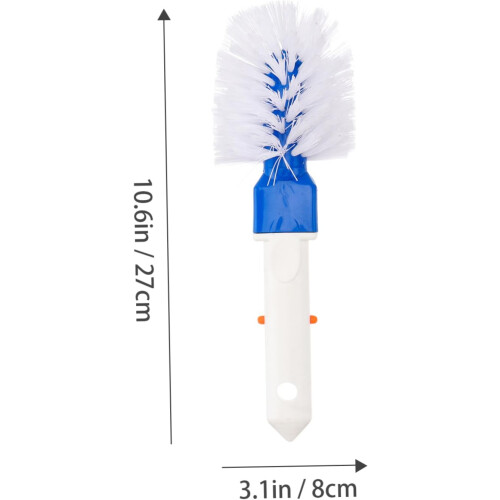 Pool Cleaning Brush with Efficient Bristle Design for Bathtub and Pool Scrubbing Handheld Durable 2