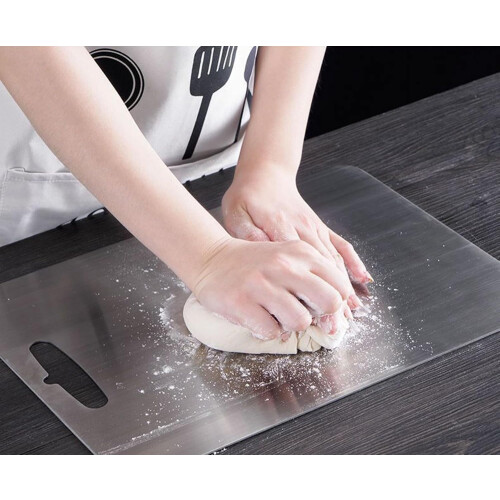 Titanium Cutting Board Large DoubleSided Pure Titanium Surface Odor for Kitchen 23.6x15.7in 1