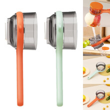 Stainless Steel Vegetable and Fruit Peeler Set with Storage Box, Ergonomic Grip, 2PCS Green Orange Ref: 9903