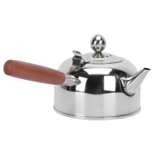 Stainless Steel Stovetop Tea Kettle with HeatResistant Handle Retro Style for Quick Boiling