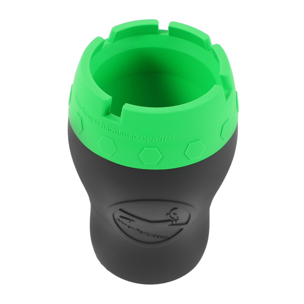 Car Ashtray With Lid, Antislip Smokeless Shockproof Silicone For Car And Home Easy Cleaning 9113335557970