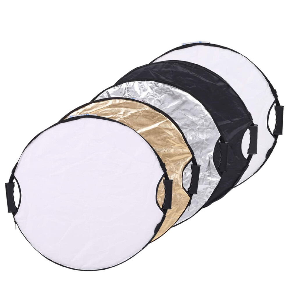 110Cm 5In1 Photography Reflector And Diffuser Foldable Round For Studio Or Outdoor Light 9070919746215
