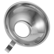 Wide Mouth Stainless Steel Kitchen Funnel for Mason Jars, Large Canning Funnel for Oil and Jam