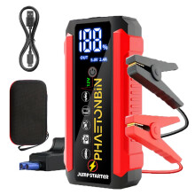 Car Jump Starter 1500A with LCD Display, LED Light, Safety Protection for 12V Gas and Diesel Engines