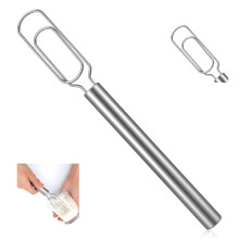 Danish Dough Whisk Stainless Steel for Sourdough Bread Pizza Pastry Batter Mixing Tool