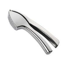 Heavy Duty Stainless Steel Garlic Press Large Capacity Manual Crusher with Ergonomic Grip Easy Clean